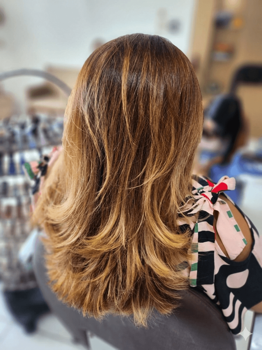 Mechas Penteado para festa